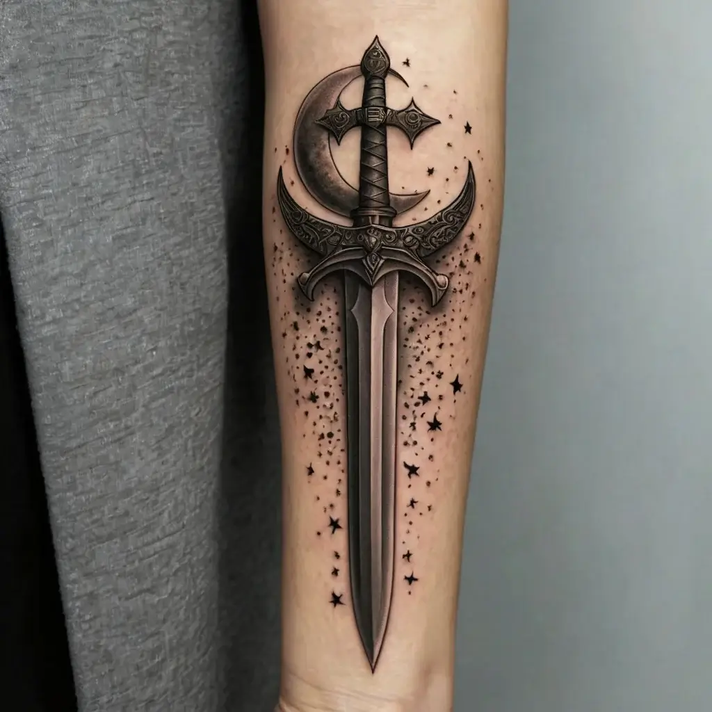 Feminine sword tattoos (44)