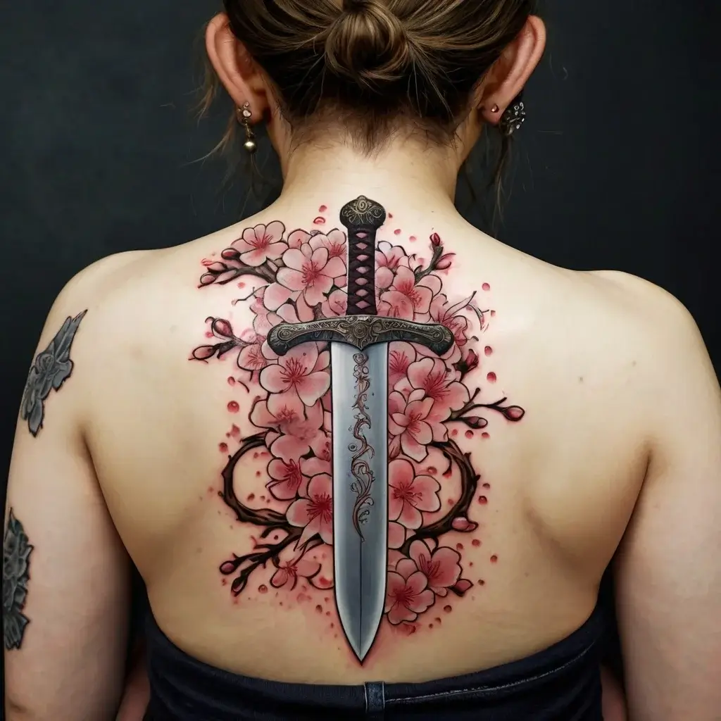 Feminine sword tattoos (48)