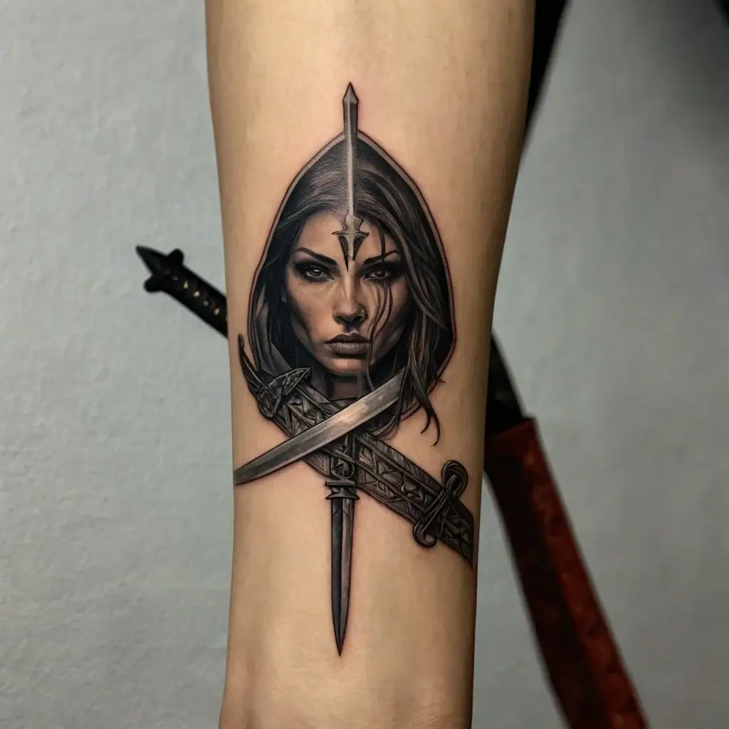 Feminine sword tattoos (53)