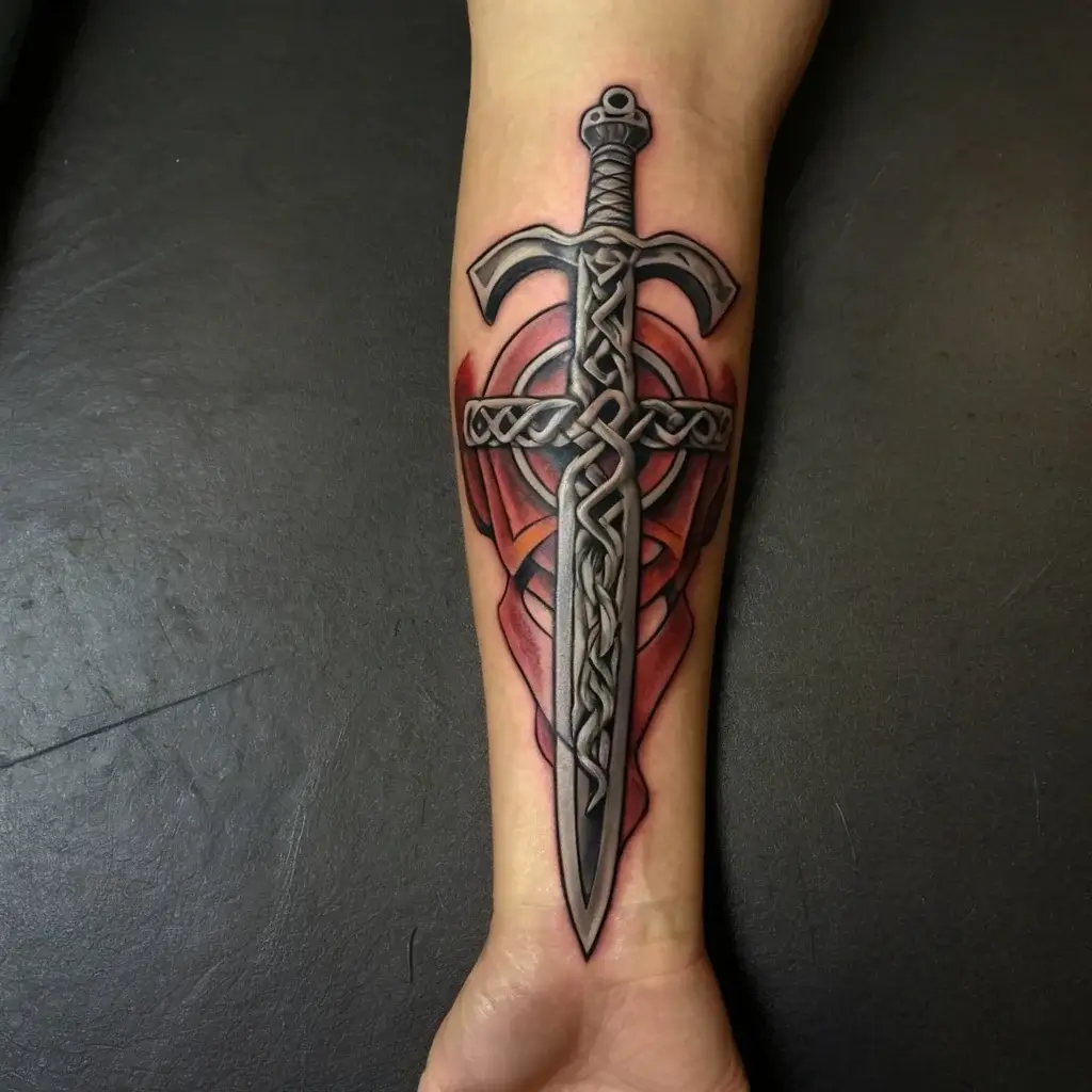 Feminine sword tattoos (56)