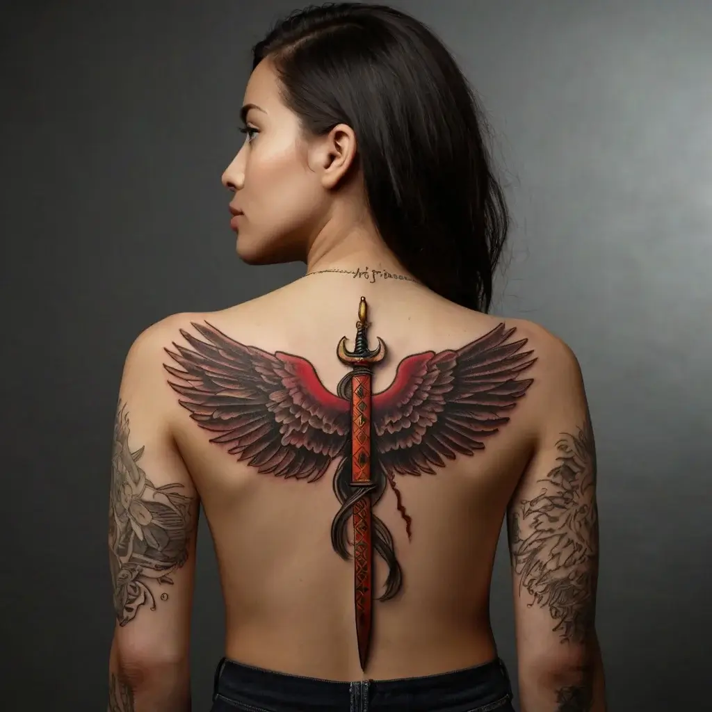 Feminine sword tattoos (60)