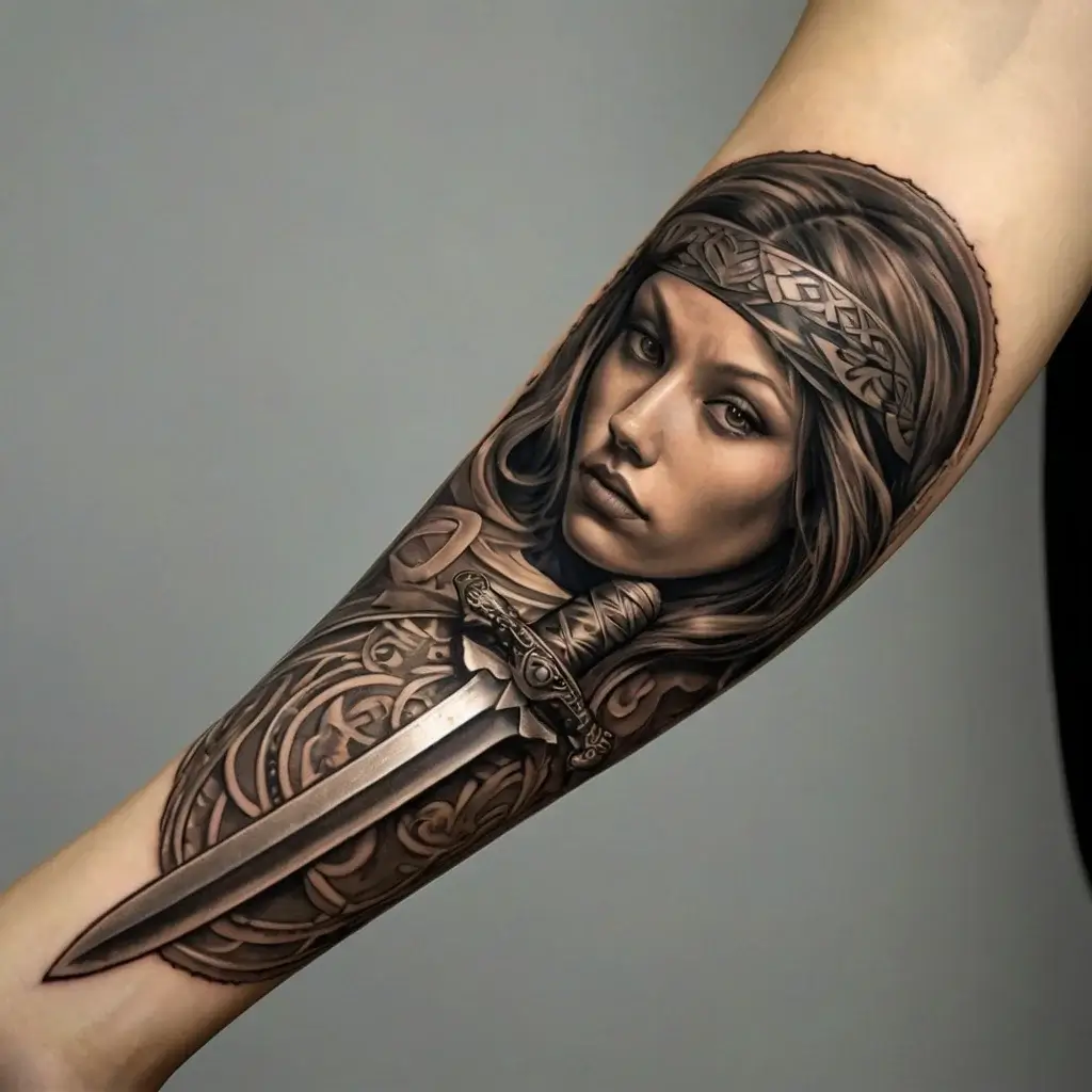 Feminine sword tattoos (66)