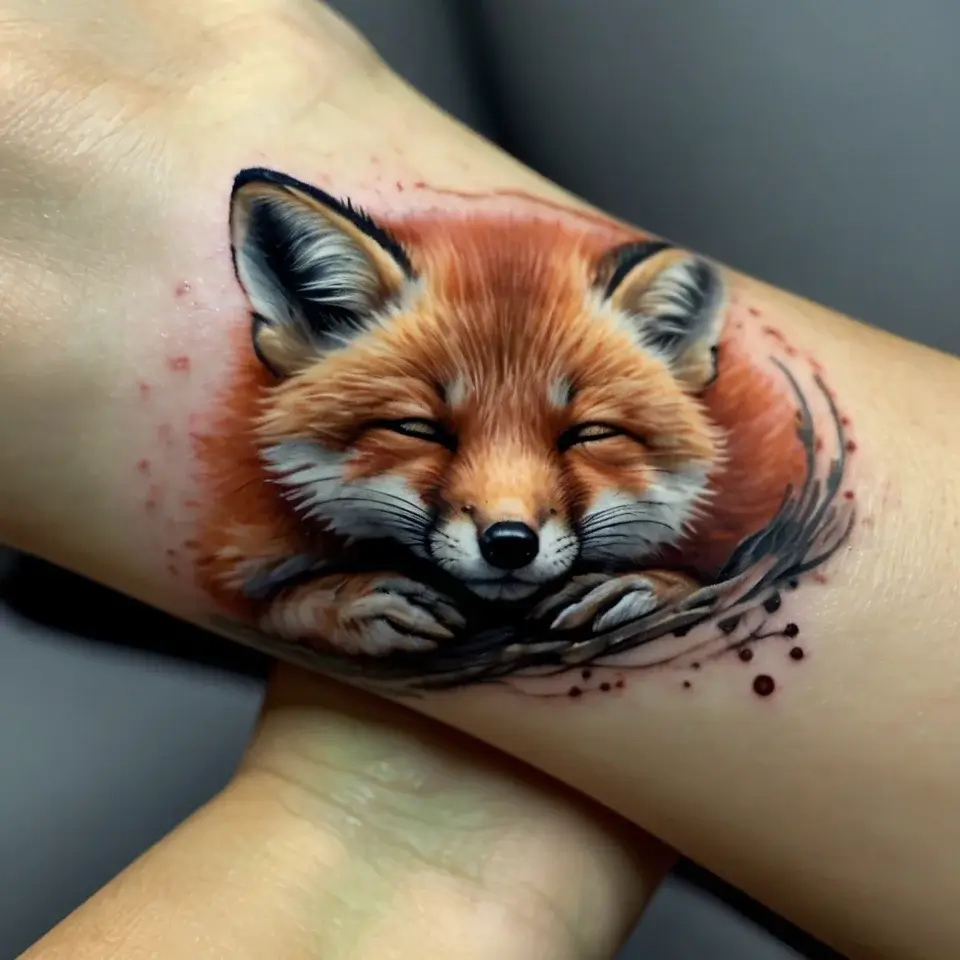 Fox tattoos (4)