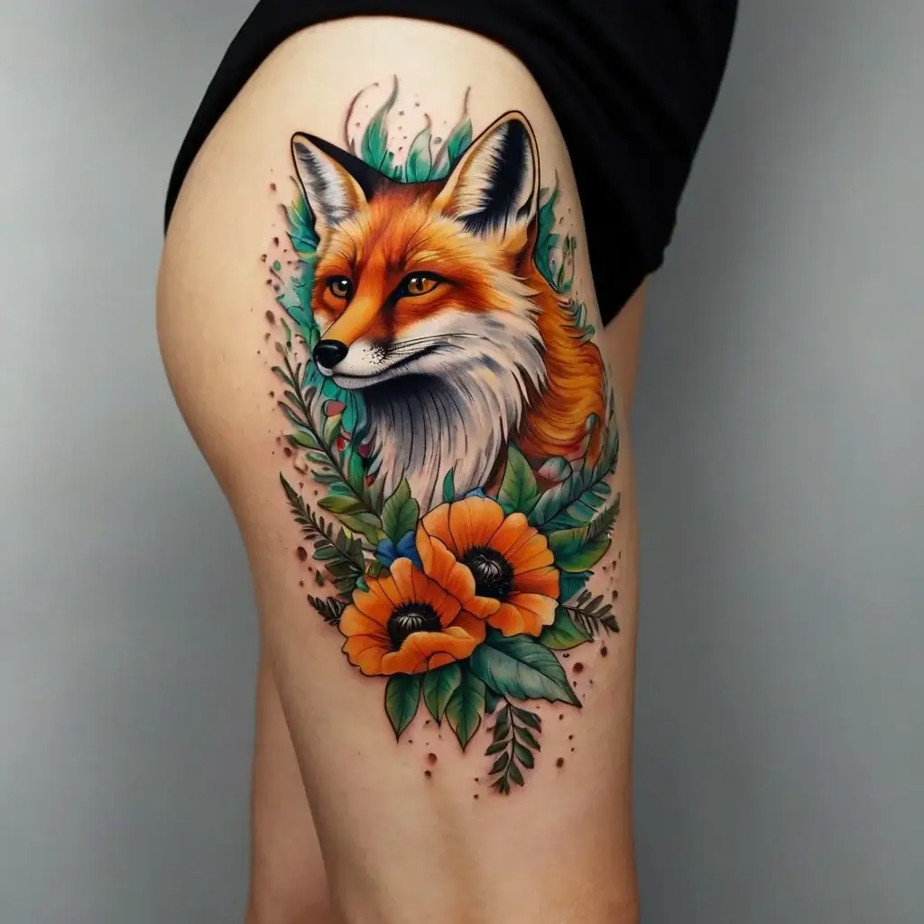 Fox tattoos (61)