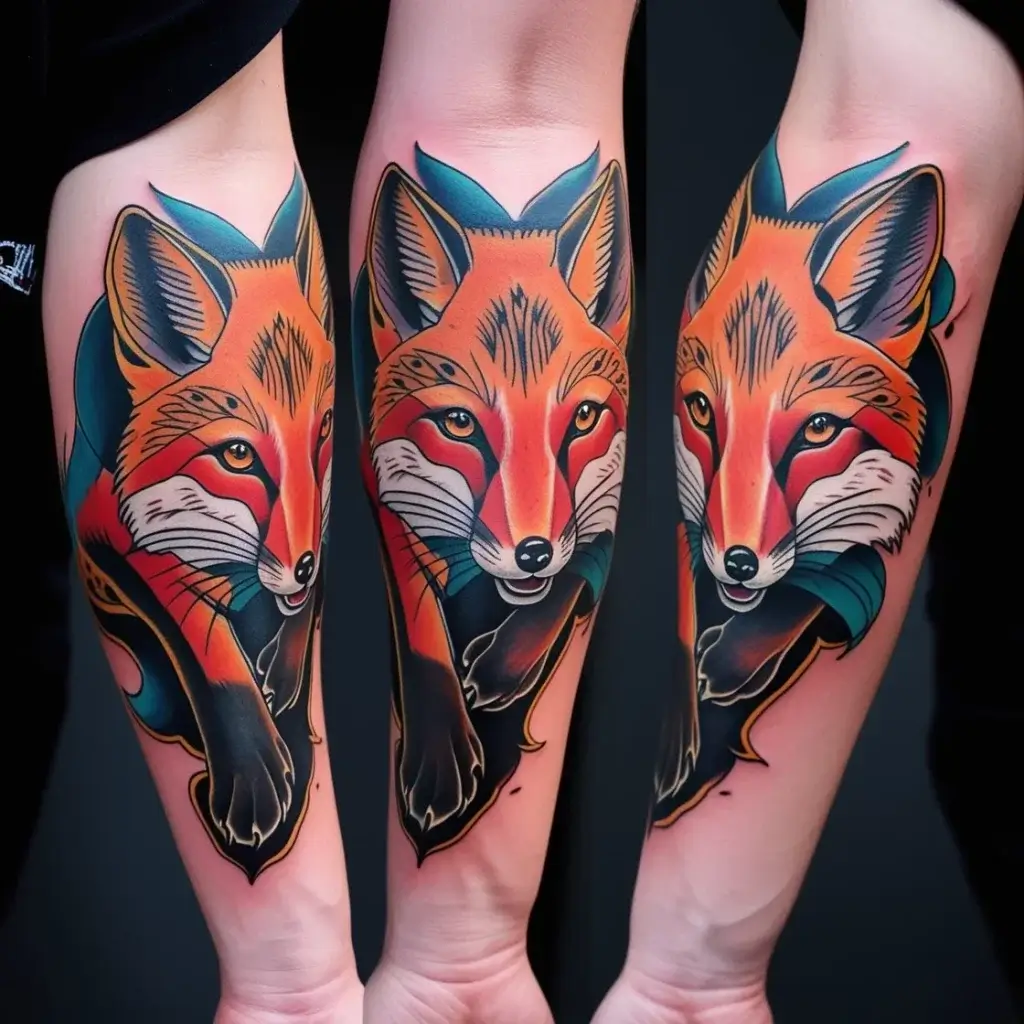 Fox tattoos (62)