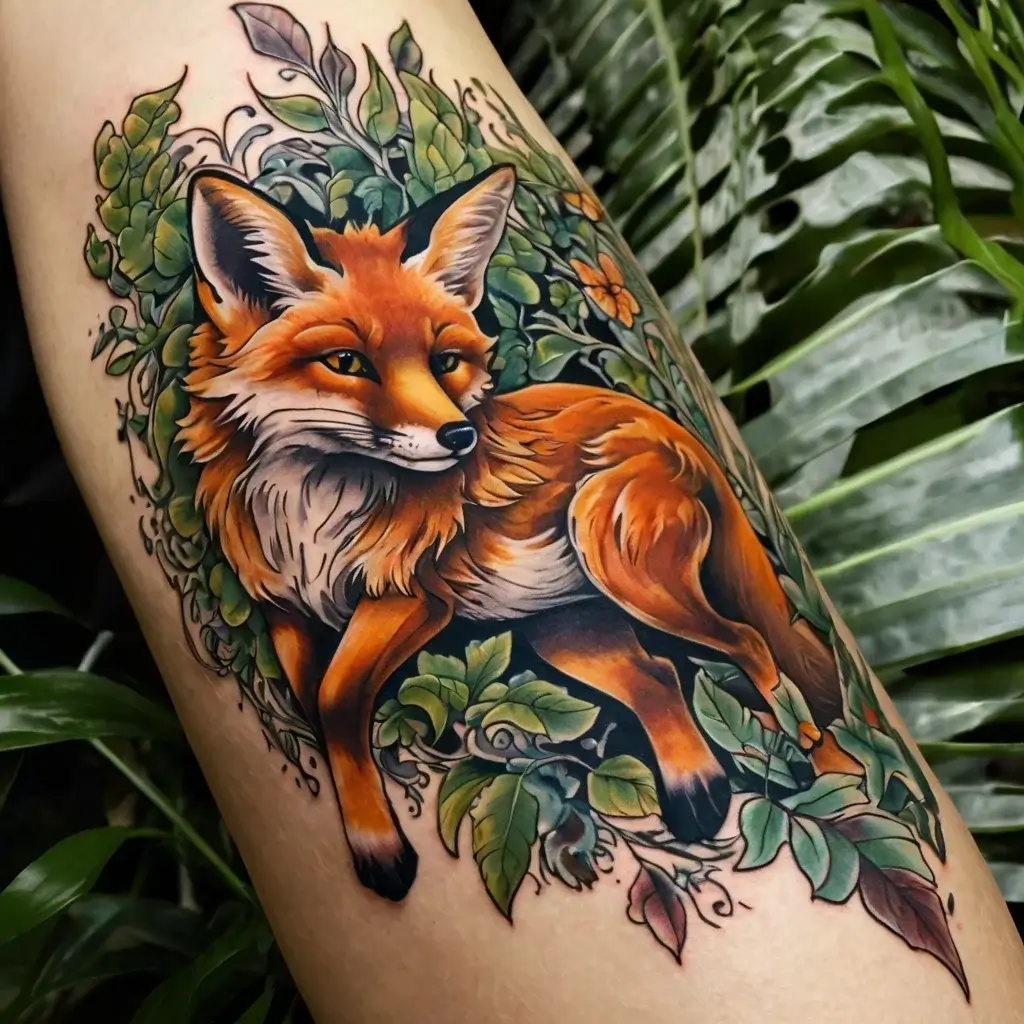 Fox tattoos (65)