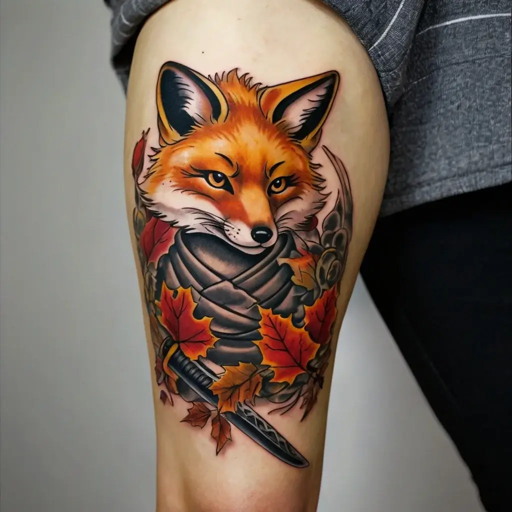 Fox tattoos (7)