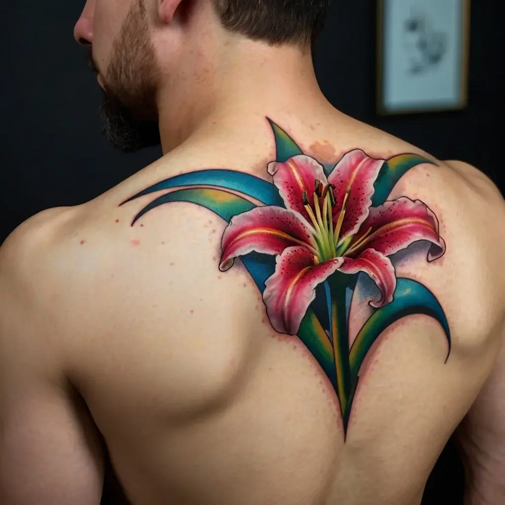 Stargazer Lily tattoos (1)