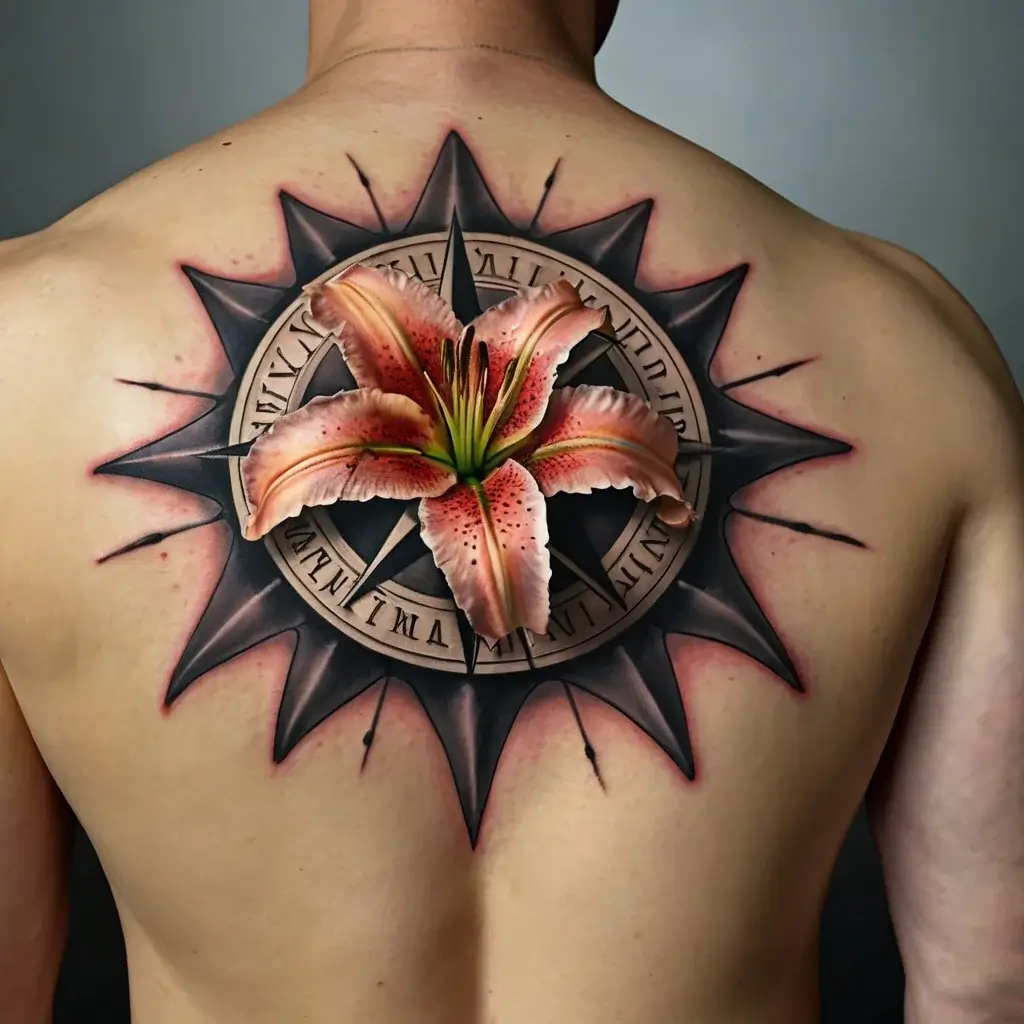 Stargazer Lily tattoos (10)