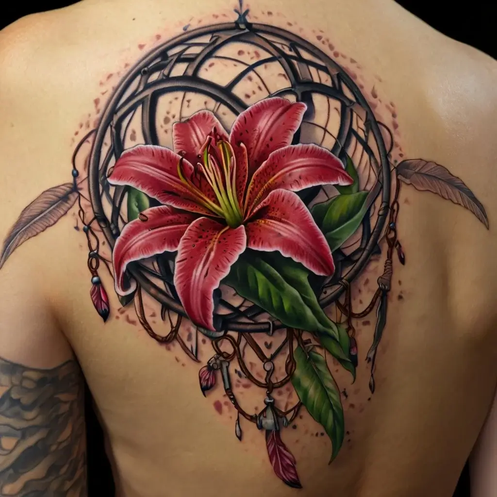 Stargazer Lily tattoos (16)