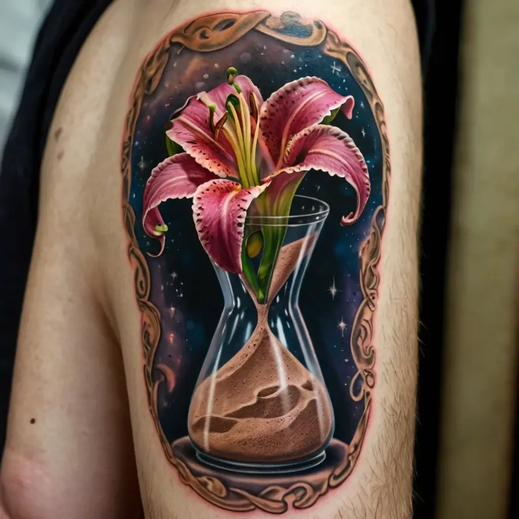 Stargazer Lily tattoos (18)