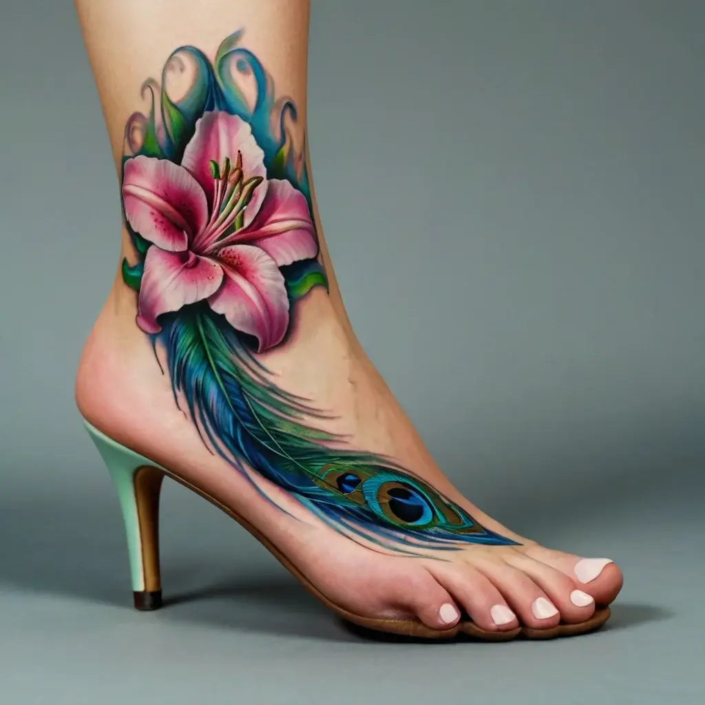 Stargazer Lily tattoos (21)