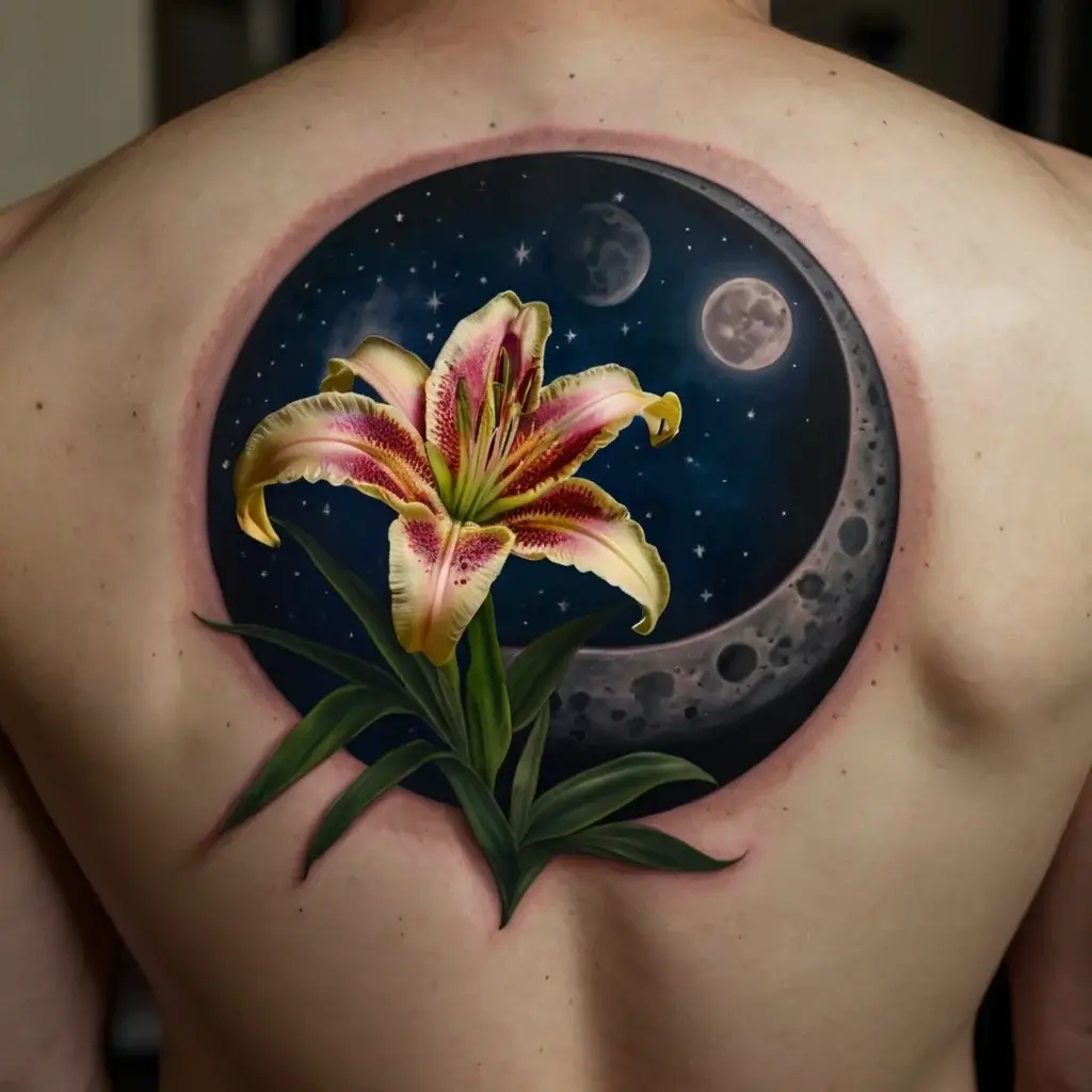 Stargazer Lily tattoos (22)