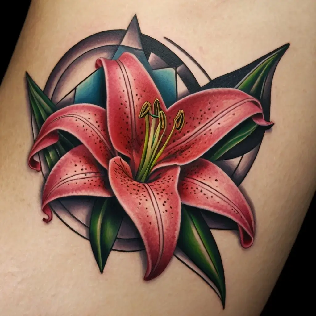 Stargazer Lily tattoos (27)