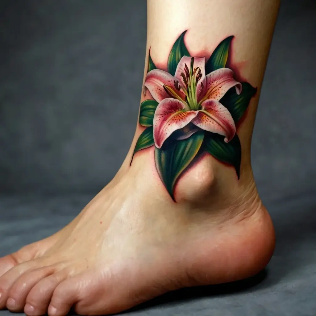 Stargazer Lily tattoos (45)