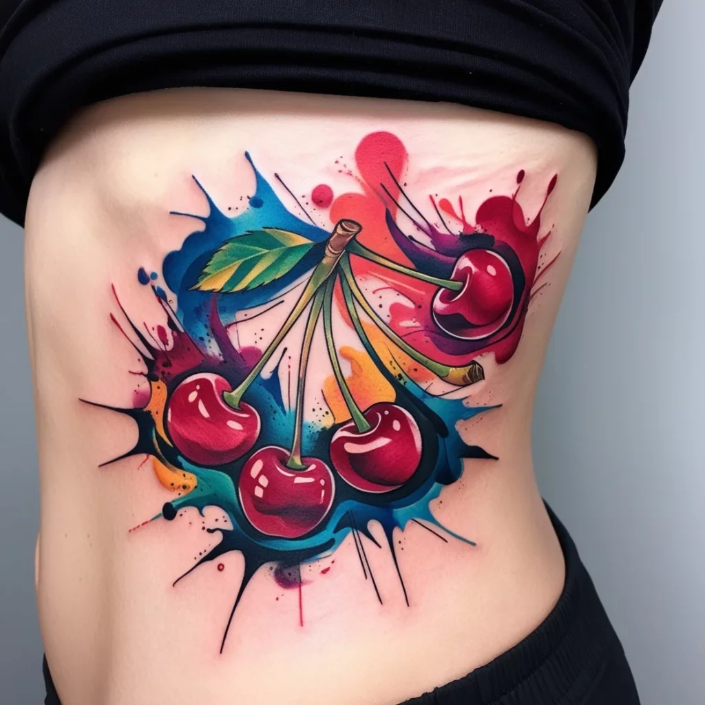 cherry tattoos (107)