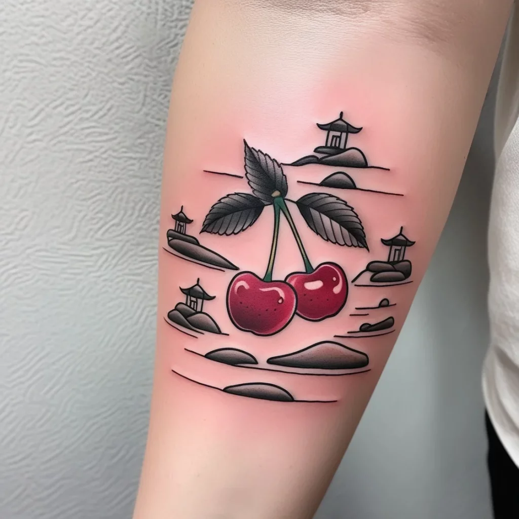 cherry tattoos (35)