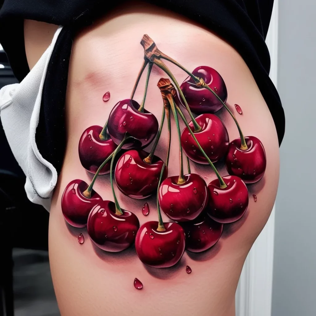 cherry tattoos (41)