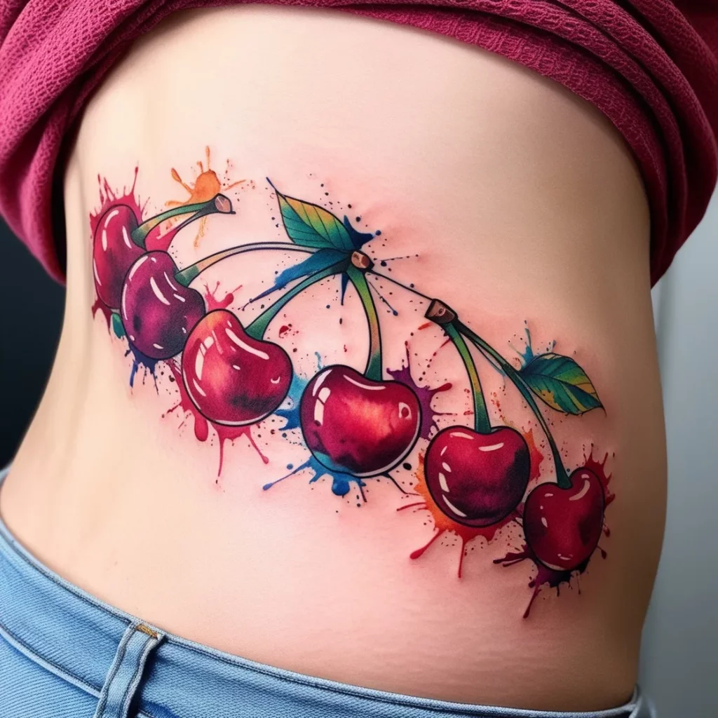 cherry tattoos (46)