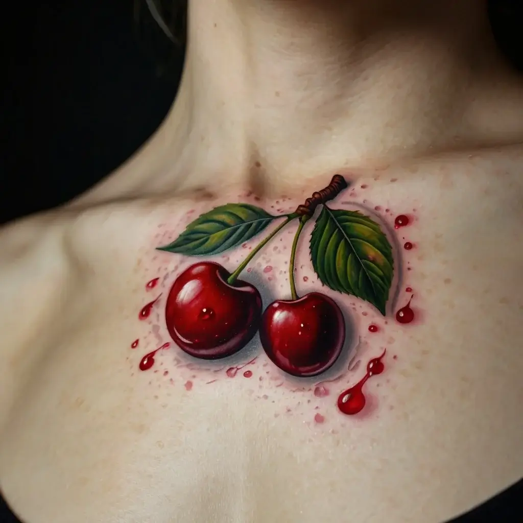 cherry tattoos (48)