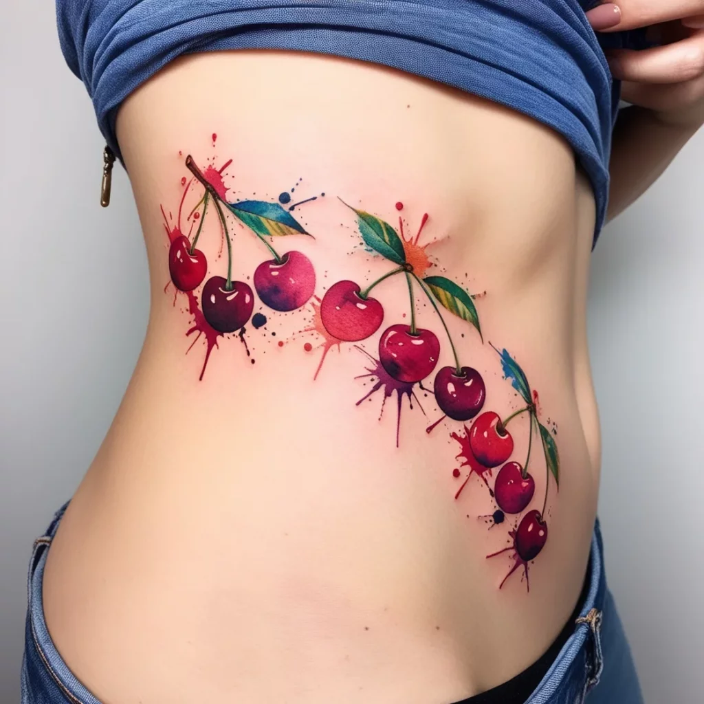 cherry tattoos (53)