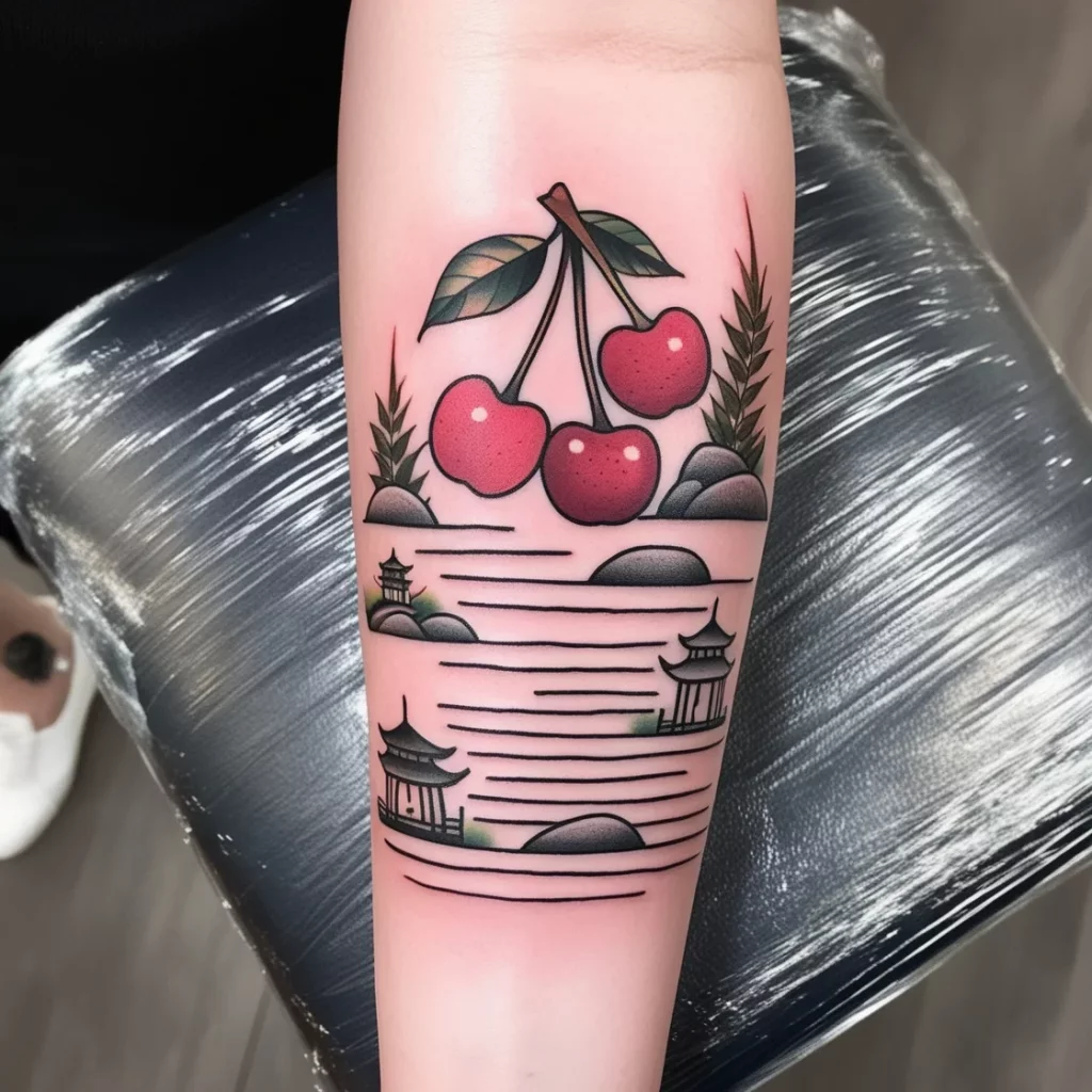 cherry tattoos (65)