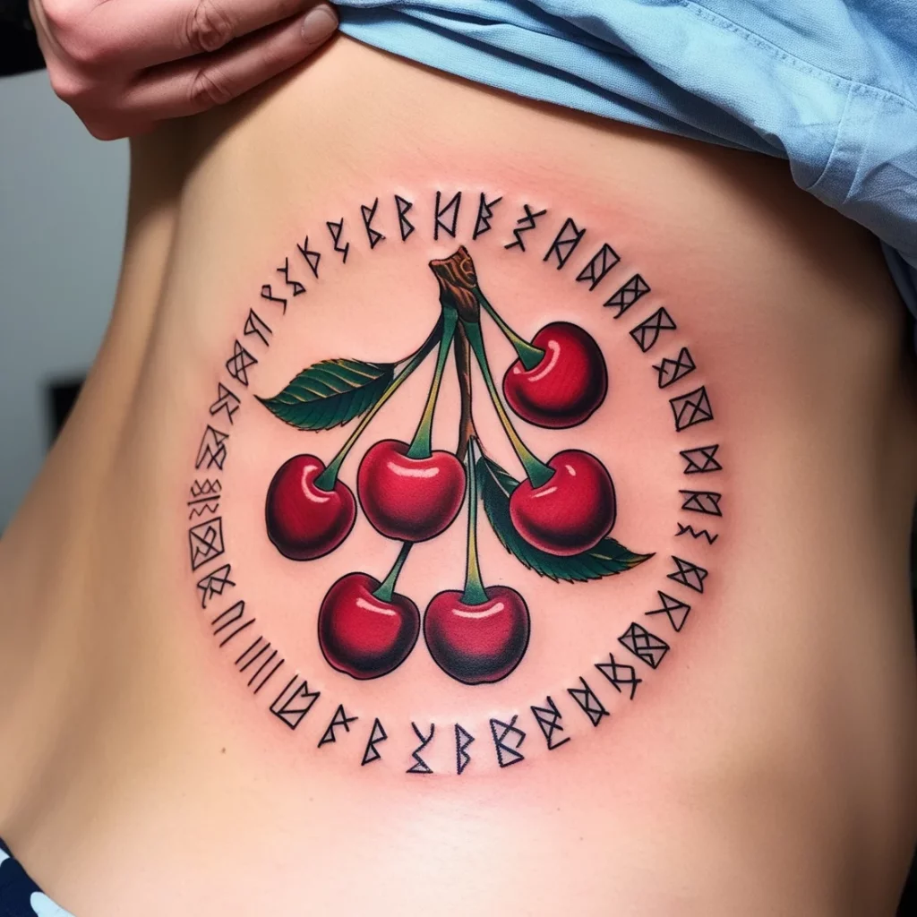 cherry tattoos (67)