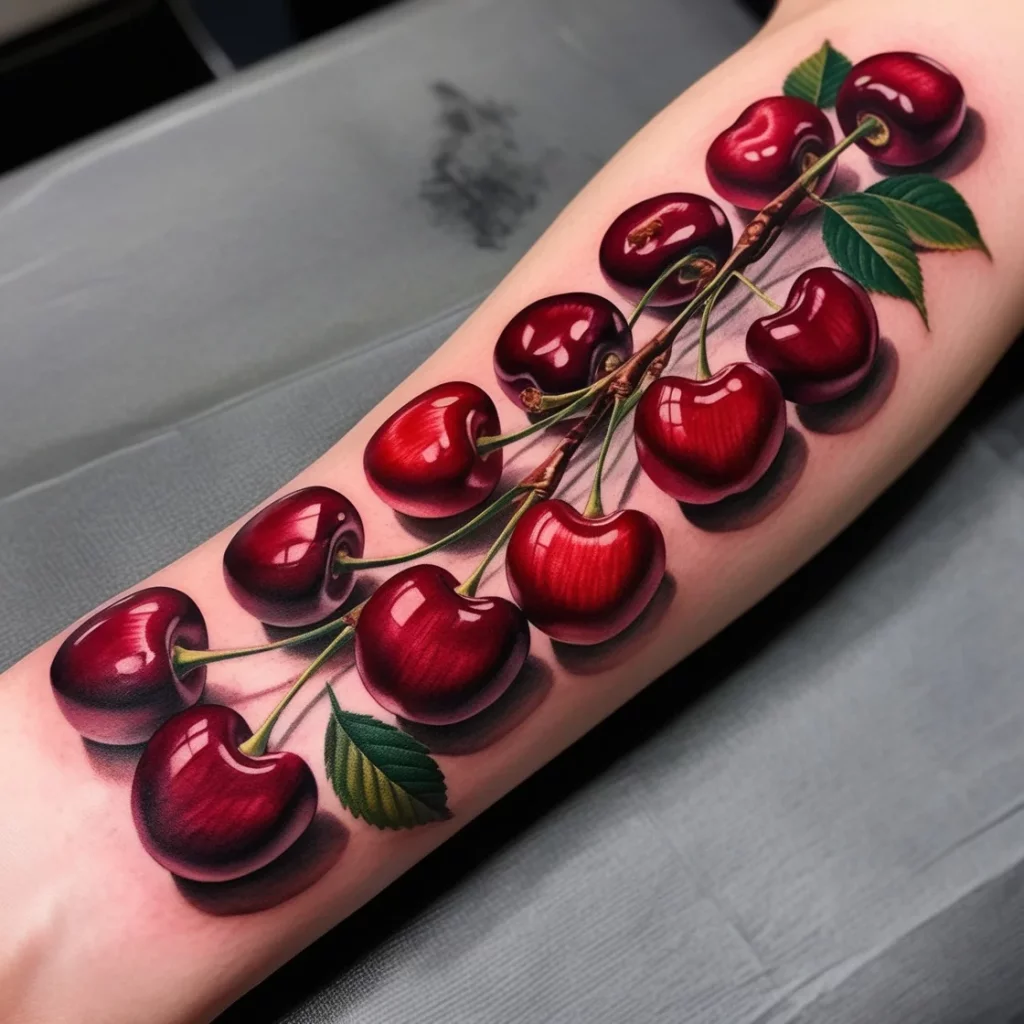 cherry tattoos (74)