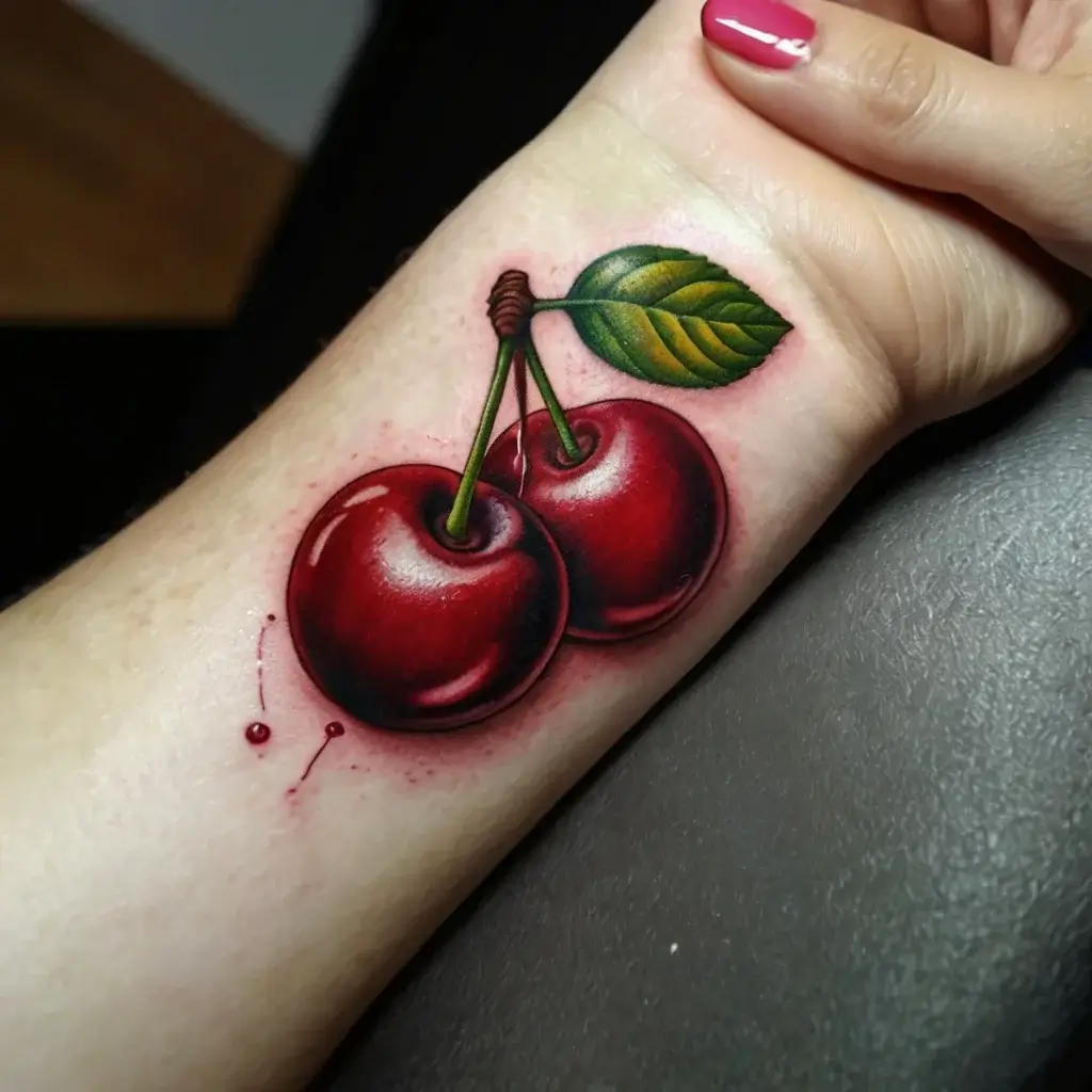 cherry tattoos (77)