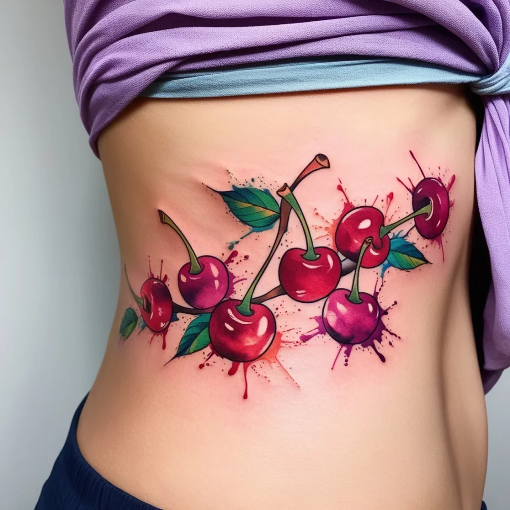 cherry tattoos (79)