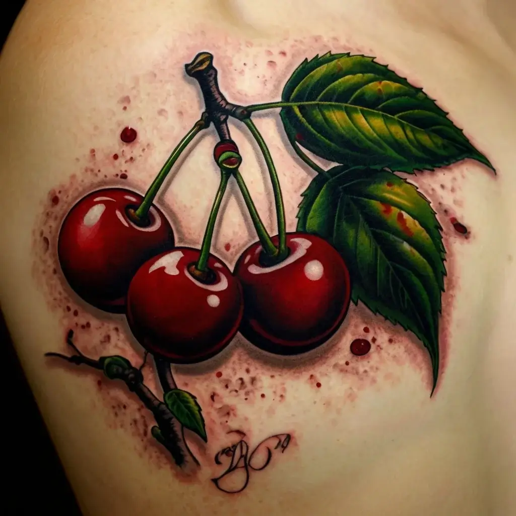 cherry tattoos (8)