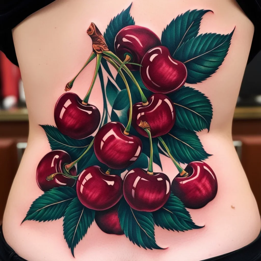 cherry tattoos (82)