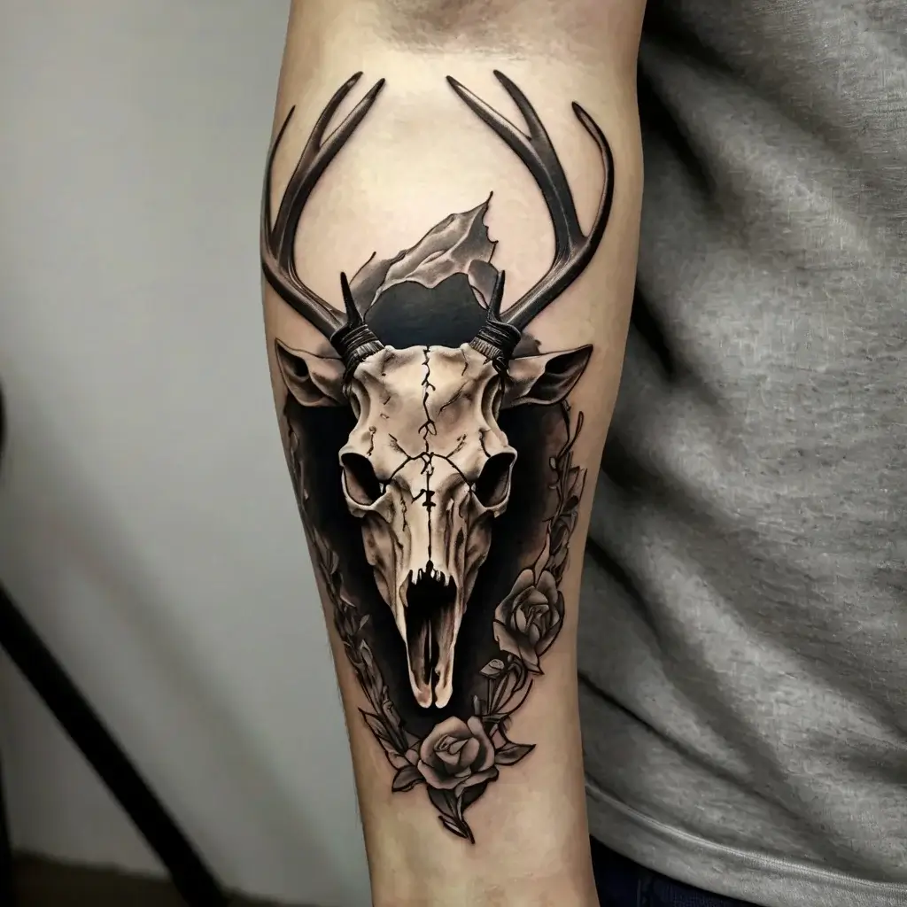 deer skull tattoos (1)