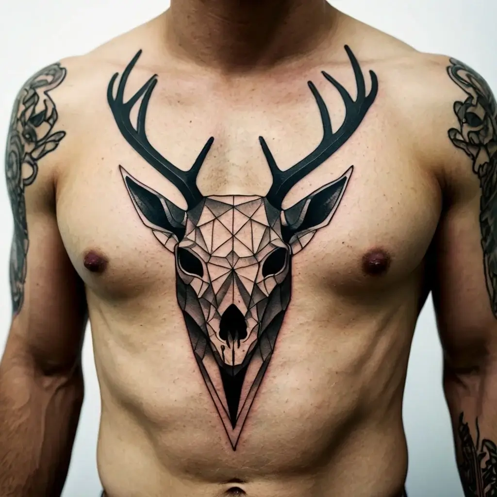 deer skull tattoos (10)