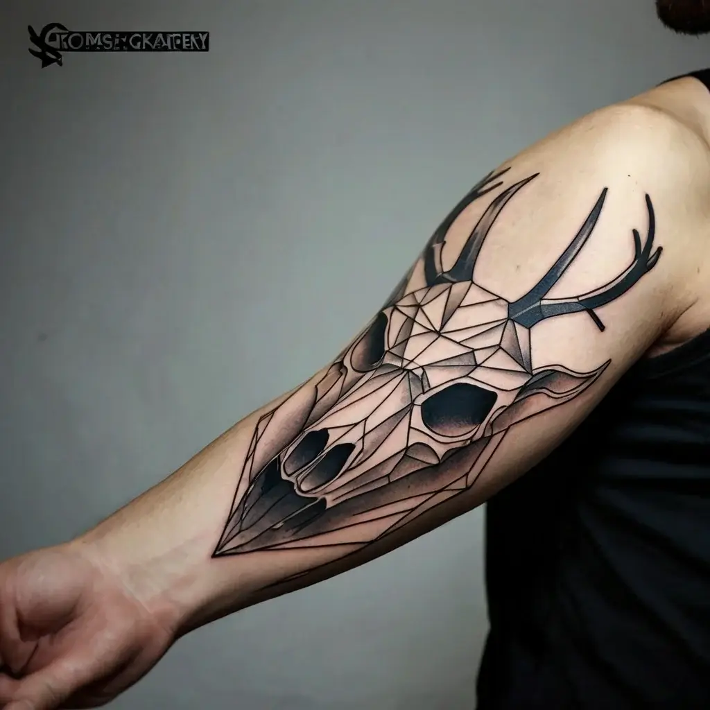 deer skull tattoos (14)