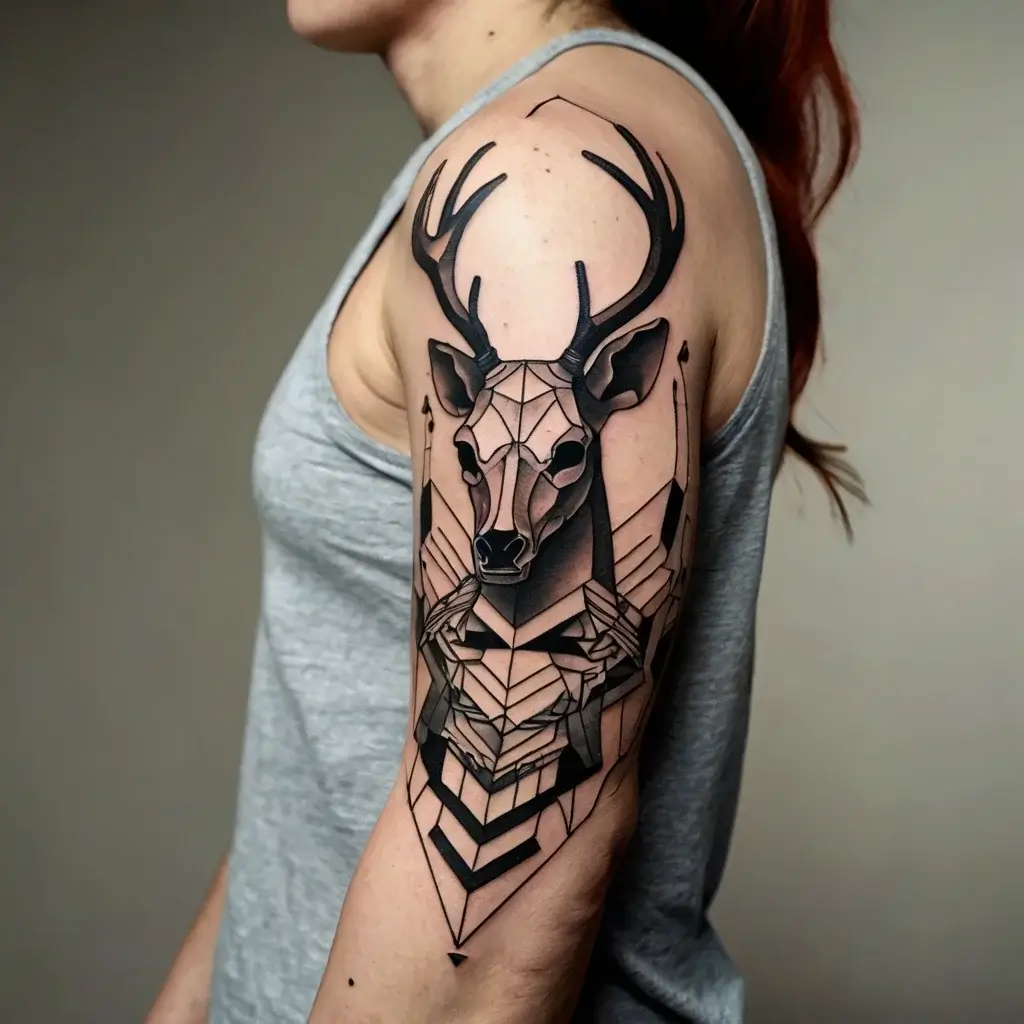 deer skull tattoos (15)