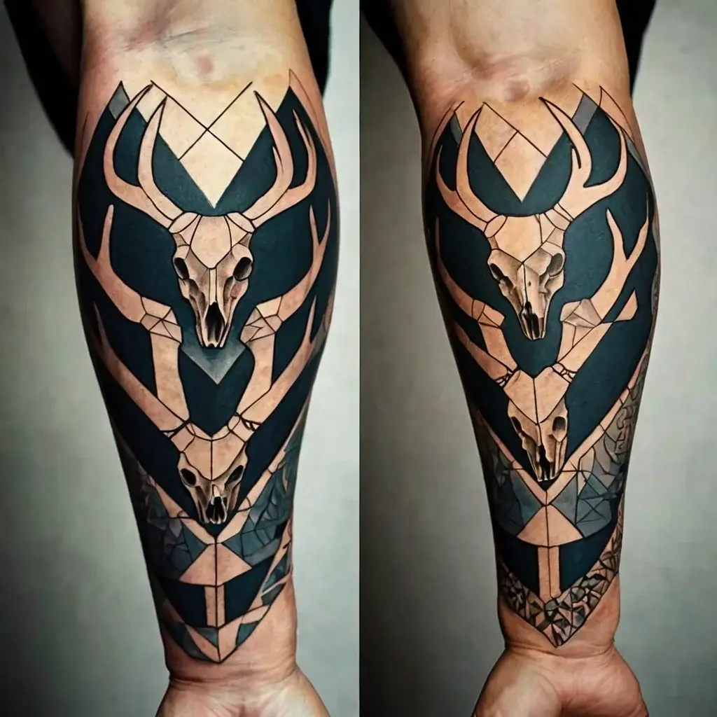 deer skull tattoos (16)