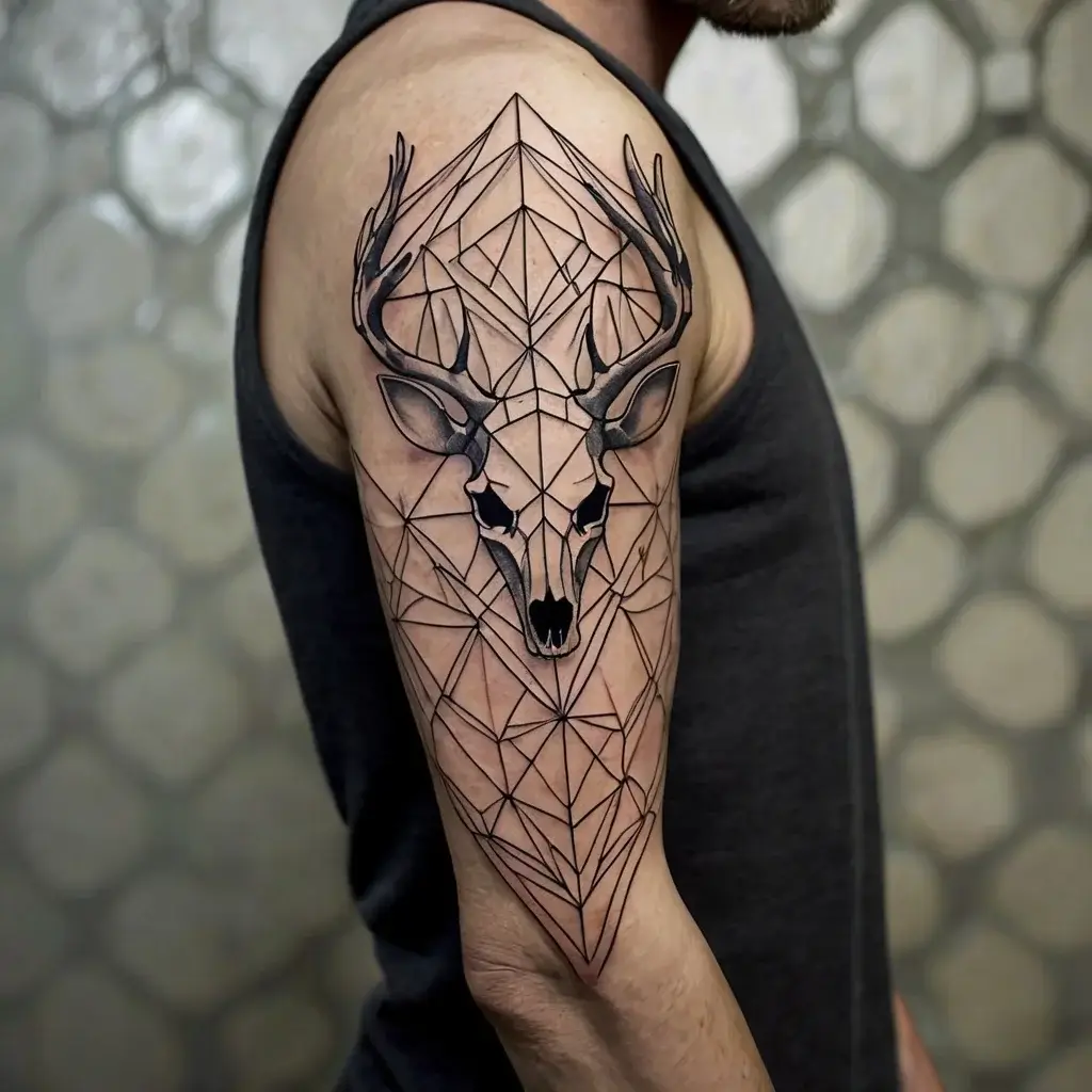 deer skull tattoos (17)