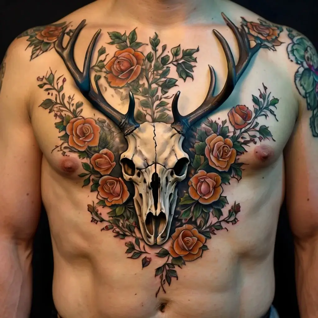 deer skull tattoos (18)