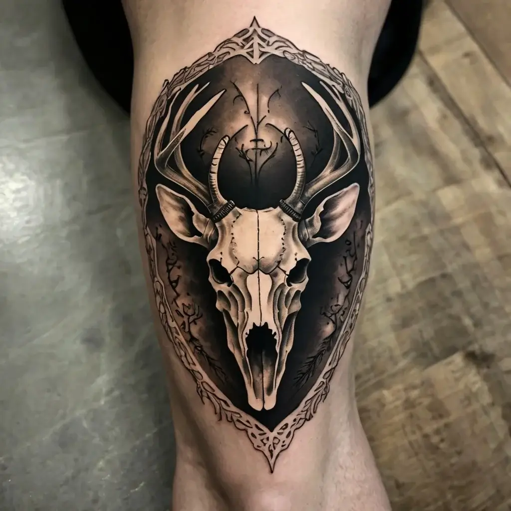 deer skull tattoos (2)