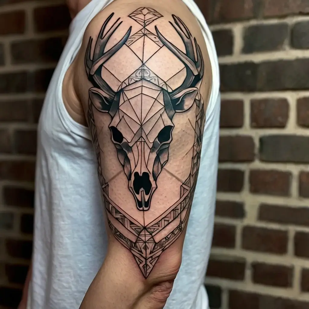 deer skull tattoos (20)