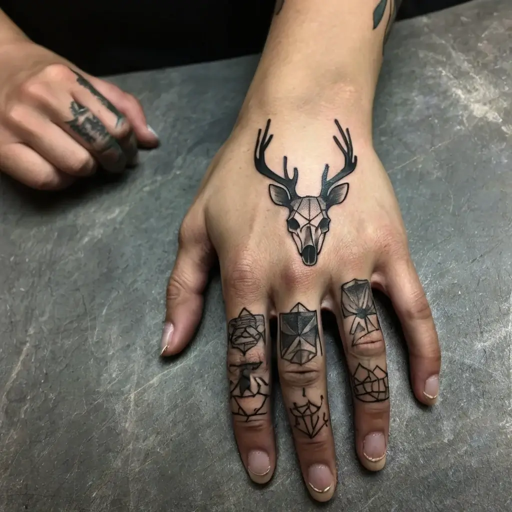 deer skull tattoos (21)