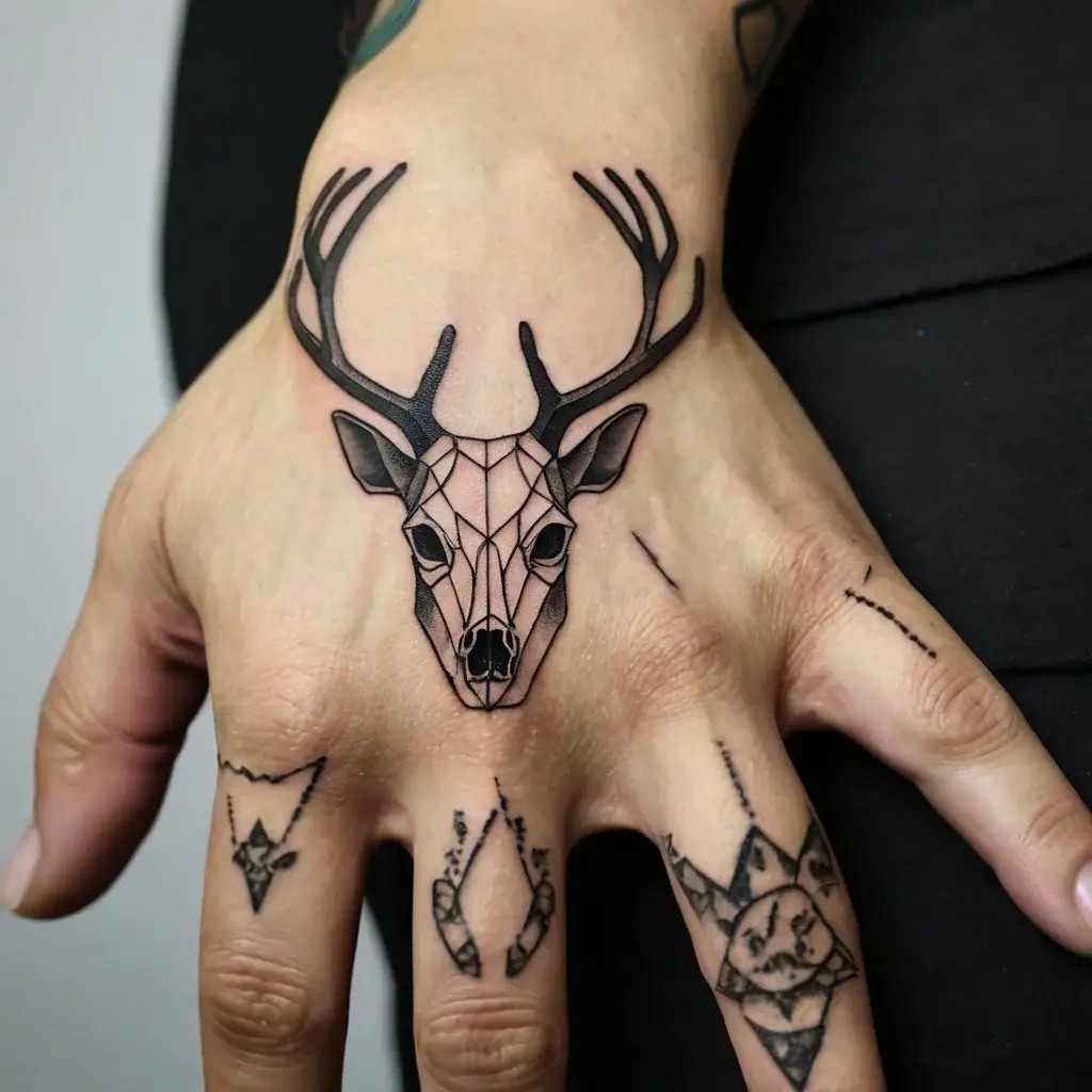 deer skull tattoos (23)