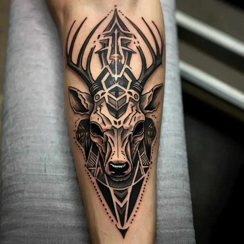 deer skull tattoos (26)