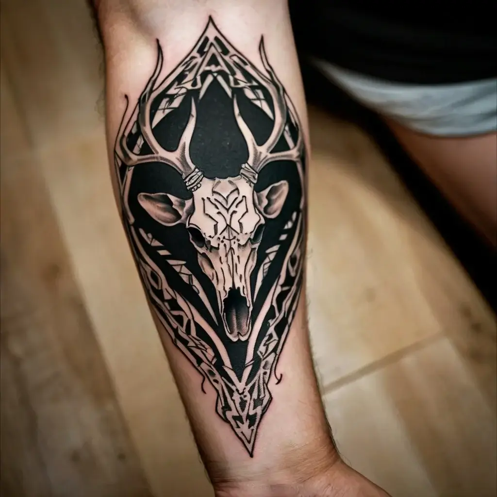 deer skull tattoos (27)