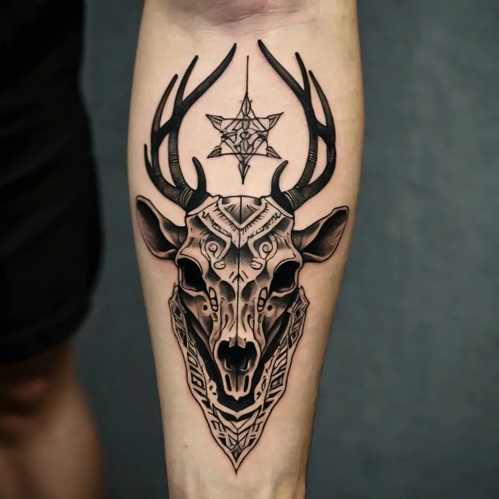 deer skull tattoos (28)