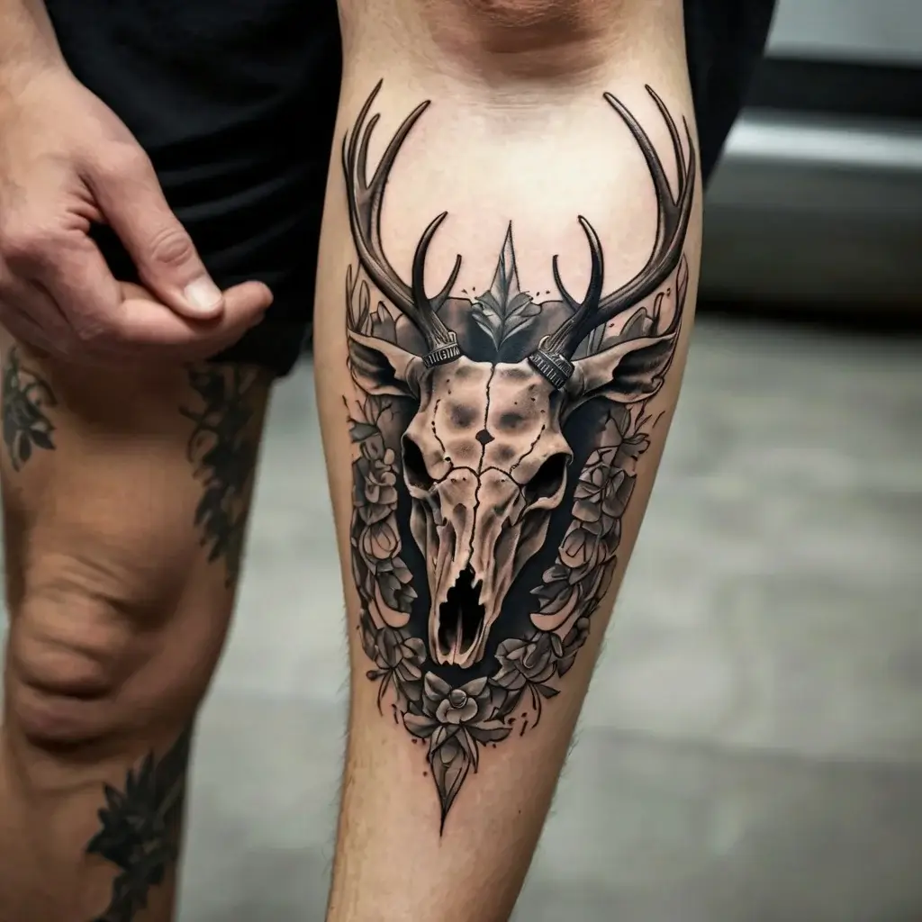 deer skull tattoos (3)