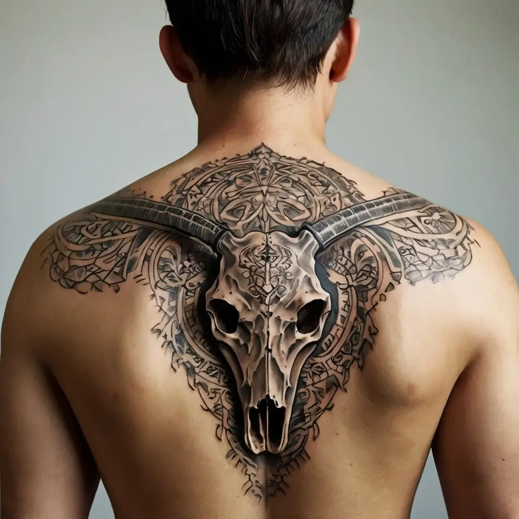 deer skull tattoos (31)