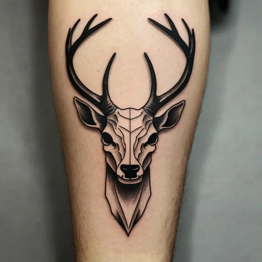 deer skull tattoos (35)