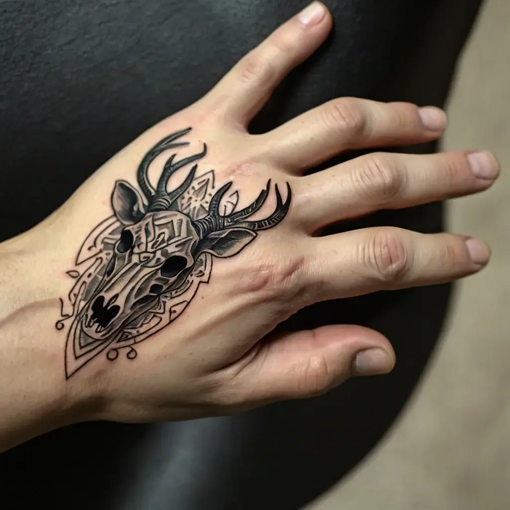 deer skull tattoos (37)